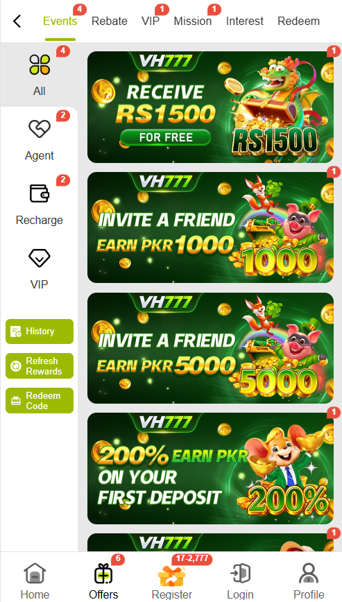 VH777 Game App