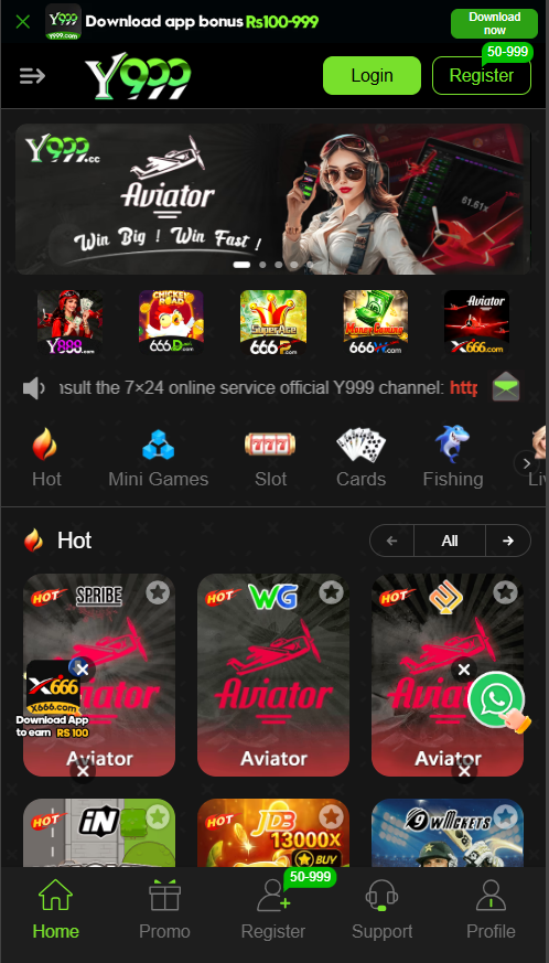 Y999 game 